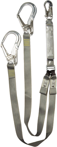 Twin Tail Lanyard Spanset ERGO PLUS shock absorbing with scaffhooks