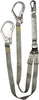 Twin Tail Lanyard Spanset ERGO PLUS shock absorbing with scaffhooks