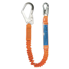 Lanyard Elastic with Shock Absorber and Scaff Hook 1.8mtr Spanset