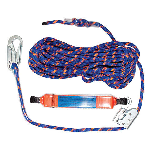 Anchorage line - Rope Grab with shock absorber