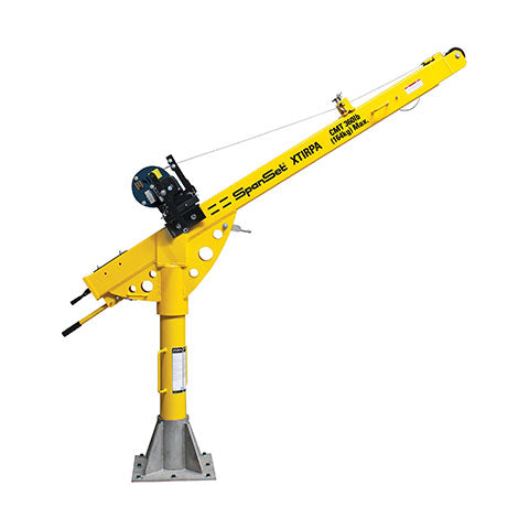 Xtirpa Davit arm, mast, winch and base