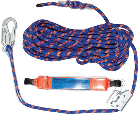 Anchorage line - Rope Grab with shock absorber